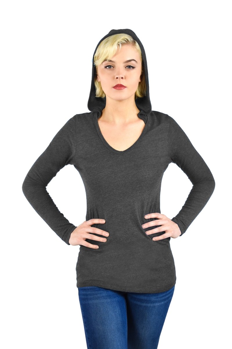 Triblend Long Sleeve Hoodie - GreatestTees.com