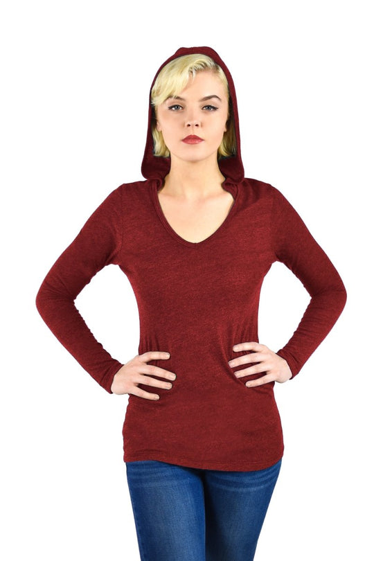 Triblend Long Sleeve Hoodie - GreatestTees.com