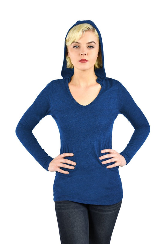 Triblend Long Sleeve Hoodie - GreatestTees.com