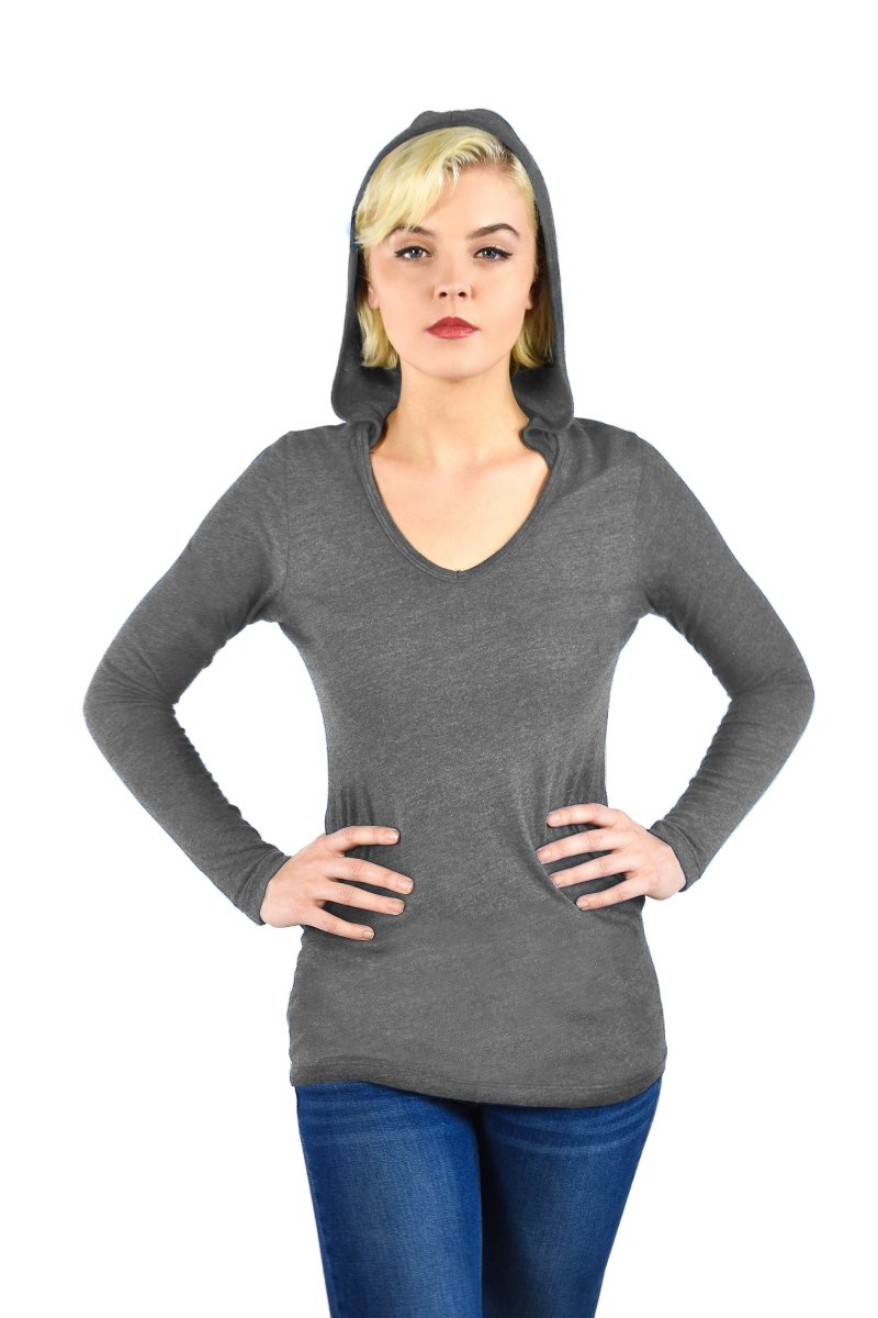 Triblend Long Sleeve Hoodie - GreatestTees.com