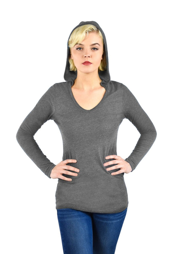 Triblend Long Sleeve Hoodie - GreatestTees.com