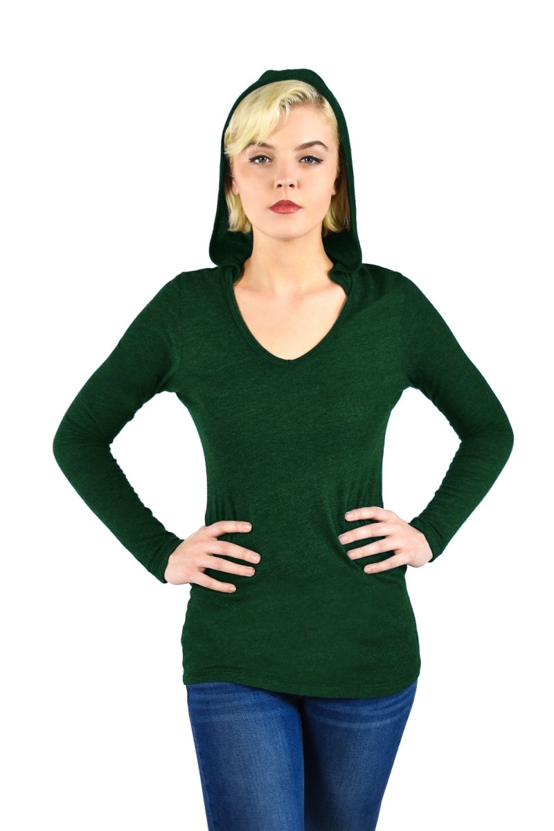 Triblend Long Sleeve Hoodie - GreatestTees.com