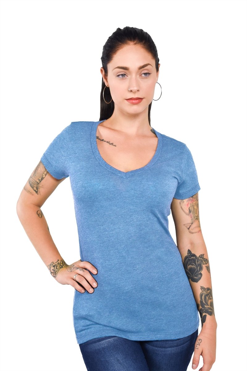 Triblend Modest V-Neck - GreatestTees.com